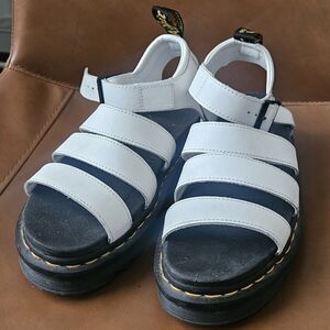 Dr Martens White Blaire Sandal